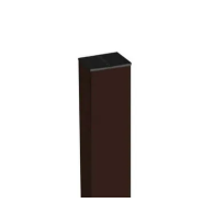 картинка Столб из черного металла +цинкогрунт+ППЛ RAL 7040,5005,6018,7016,8017 60х40х2 от магазина Альфа Плейс